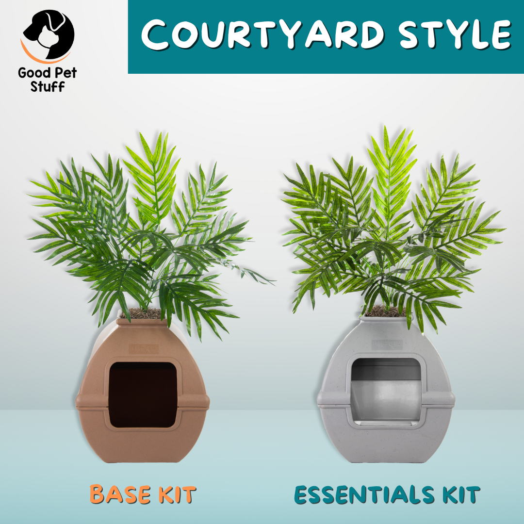 litter boxes that look like planters Customize Your Hidden Litter Box Planter Base Kit – Good Pet Stuff Co