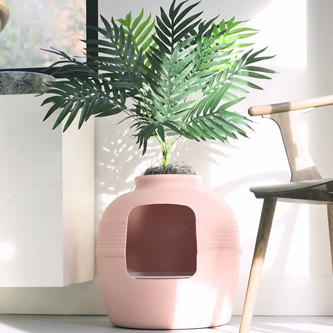 Original Hidden Litter Box Essentials Kit Pink Coral