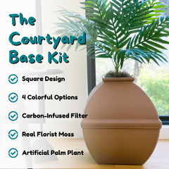 Courtyard Litter Box Mocha Brown