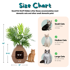 Courtyard Litter Box Mocha Brown