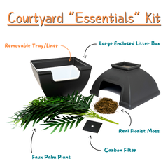 Courtyard Essentials Kit Black Suede