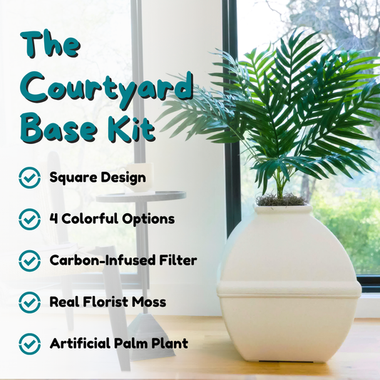 Courtyard Litter Box White Birch