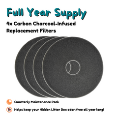 Original Hidden Litter Box Carbon Filters