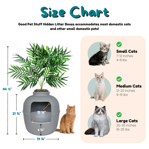 Original Hidden Litter Box Essentials Kit Stone Gray