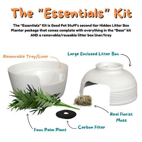 Original Hidden Litter Box Essentials Kit White Birch