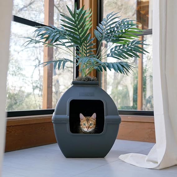 Good Pet Stuff, The Courtyard Verborgen Kattenbak, Kunstplanten En Gesloten Vierkante Kattenplantenbak Geventileerd Geurfilter Gemakkelijk Schoon Te Maken Mokkabruin 906051357 Good Pet Stuff, The Courtyard Verborgen Kattenbak, Kunstplanten En Gesloten Vierkante Kattenplantenbak Geventileerd Geurfilter Gemakkelijk Schoon Te Maken Mokkabruin 906051357
