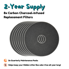 Original Hidden Litter Box Carbon Filters