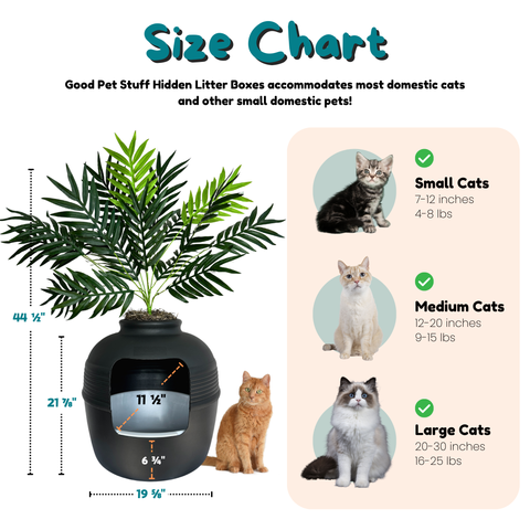 Original Hidden Litter Box Essentials Kit Black Suede