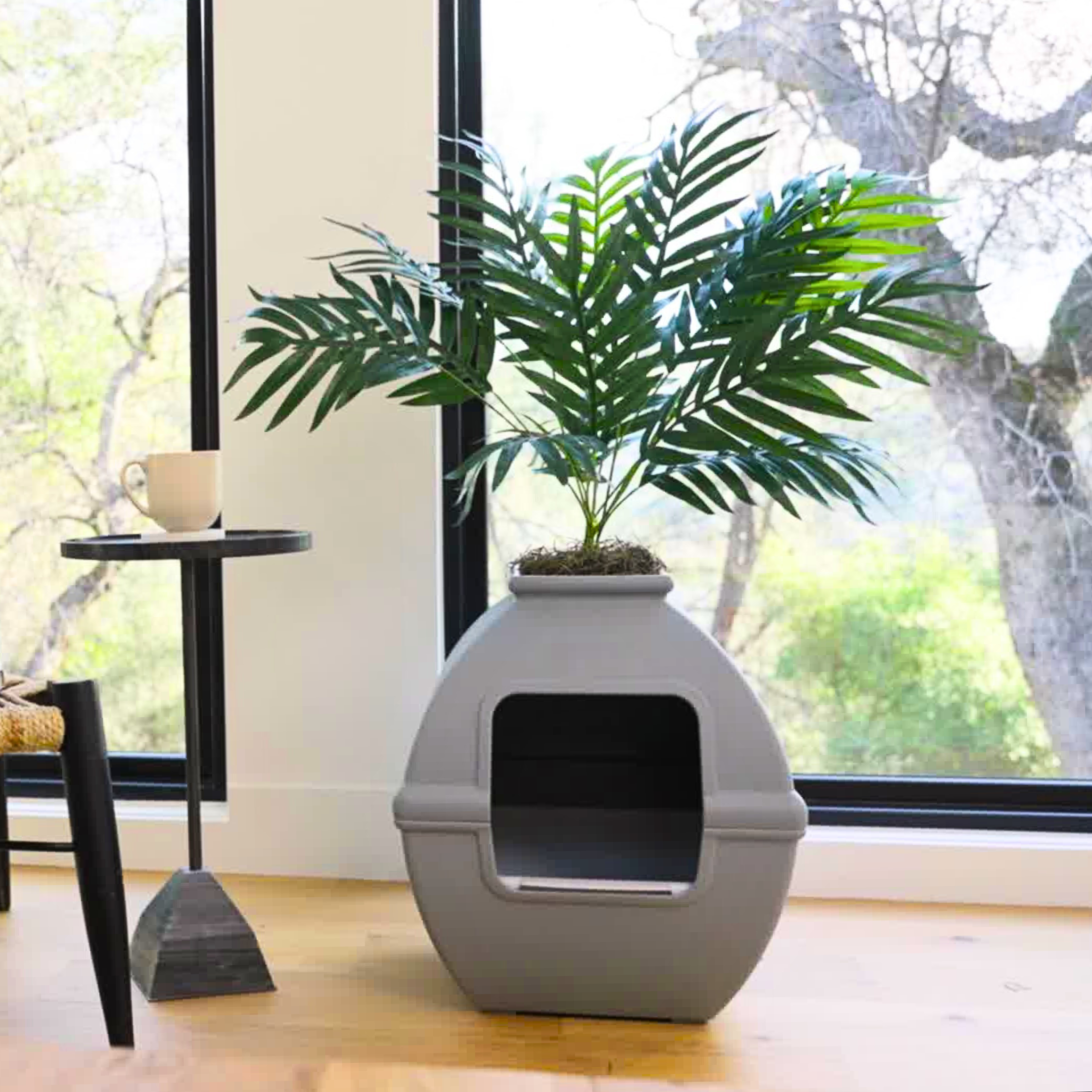 cat house planter Customize Your Hidden Litter Box Planter Base Kit – Good Pet Stuff Co