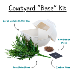 Courtyard Litter Box White Birch