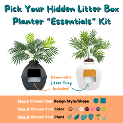 Hidden Litter Box Planter Essentials Kits