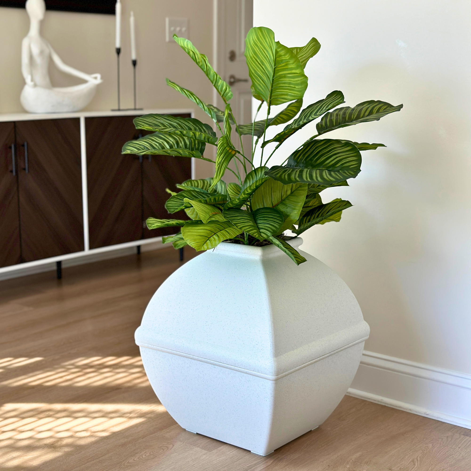 extra large artificial indoor plants Calathea Rotundifolia (Artificial/Faux) – Good Pet Stuff Co