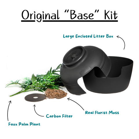 Hidden Litter Box Planter Base Kits