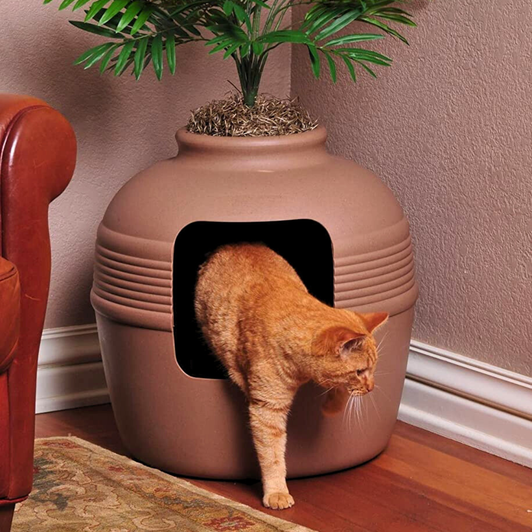 Litter Stuff Original Hidden Litter Box Base Kit Mocha Brown – Good Pet Stuff Co.