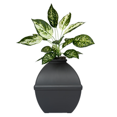 Courtyard Litter Box Black Suede