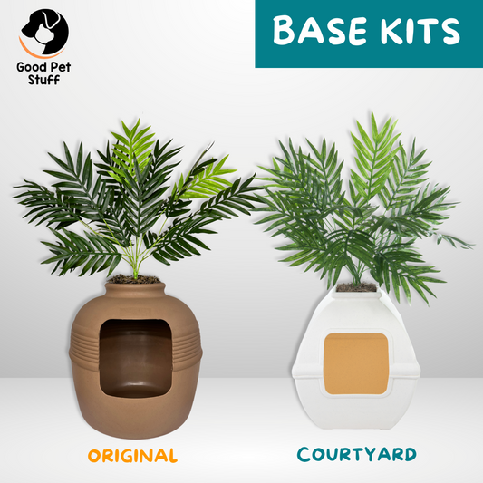 Hidden Litter Box Planter Base Kits