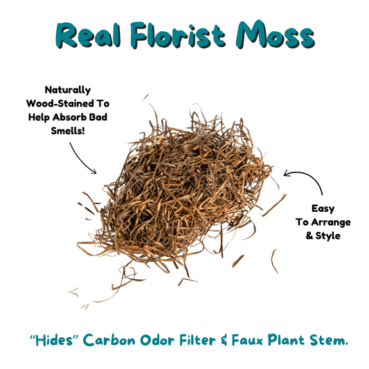 Naturally Wood-Stained Florist Moss