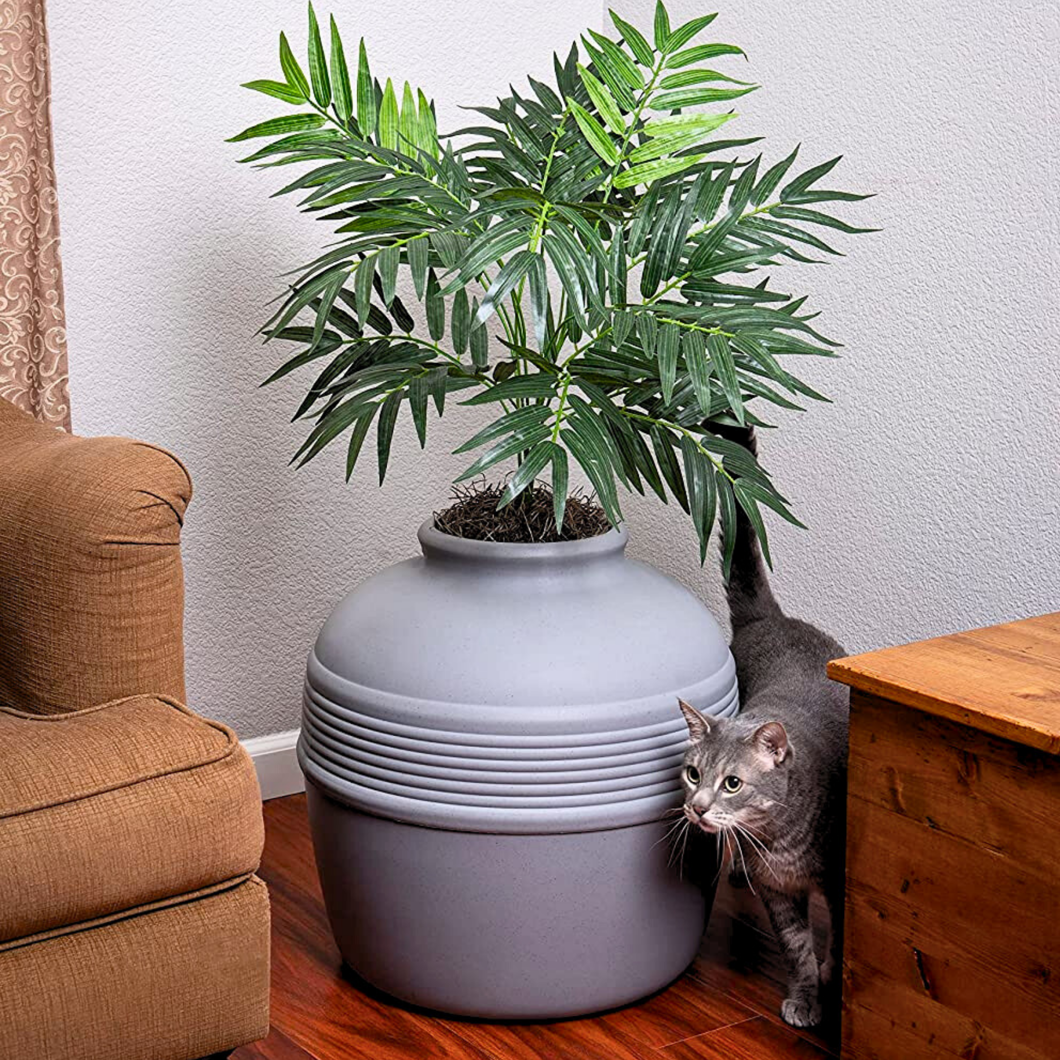 Litter Stuff Original Hidden Litter Box Essentials Kit Stone Gray – Good Pet Stuff Co.
