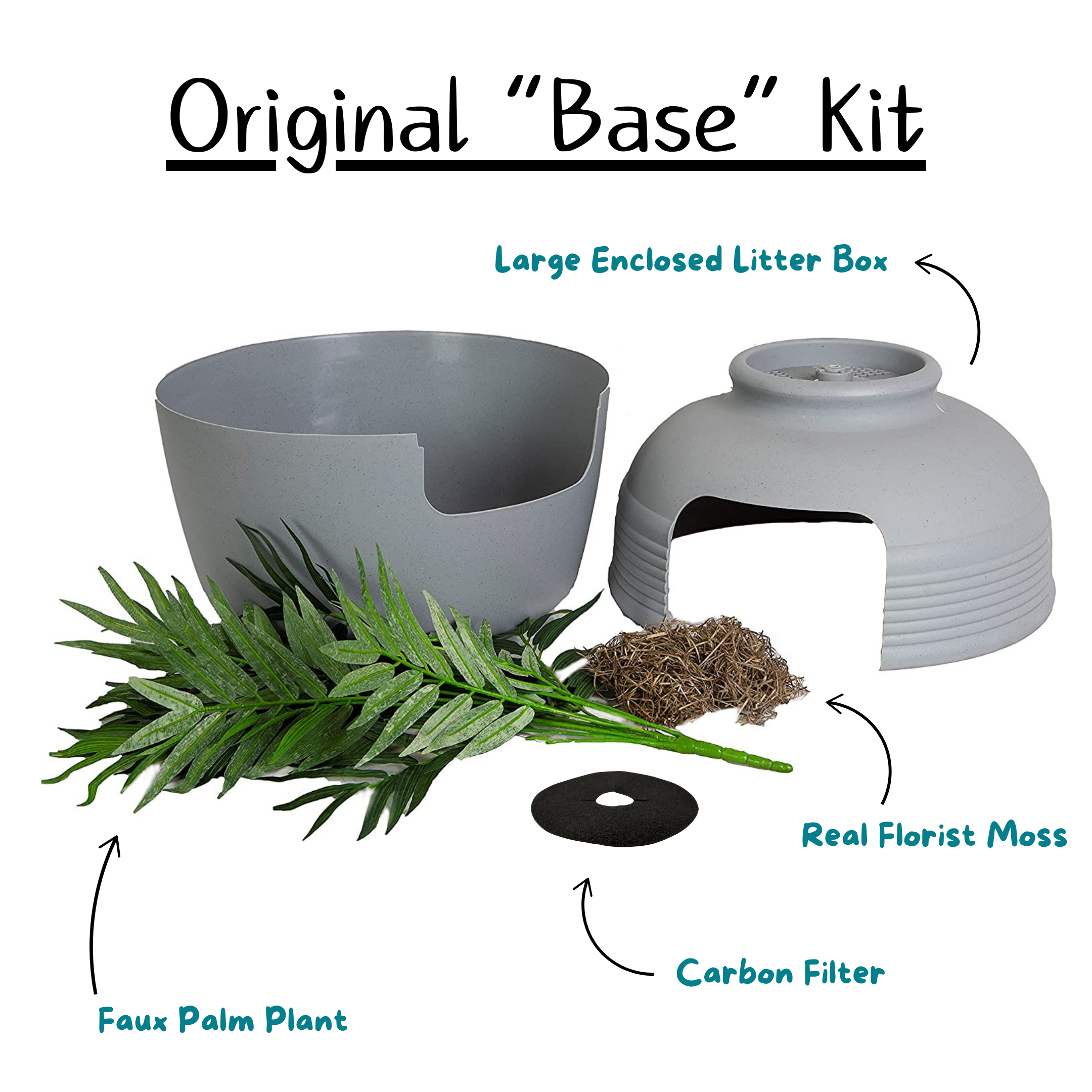 Litter Stuff Original Litter Box Stone Gray – Good Pet Stuff Co.