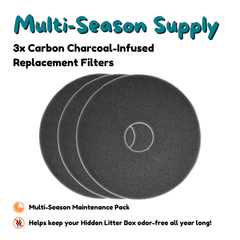 Original Hidden Litter Box Carbon Filters