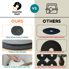 Original Hidden Litter Box Carbon Filters