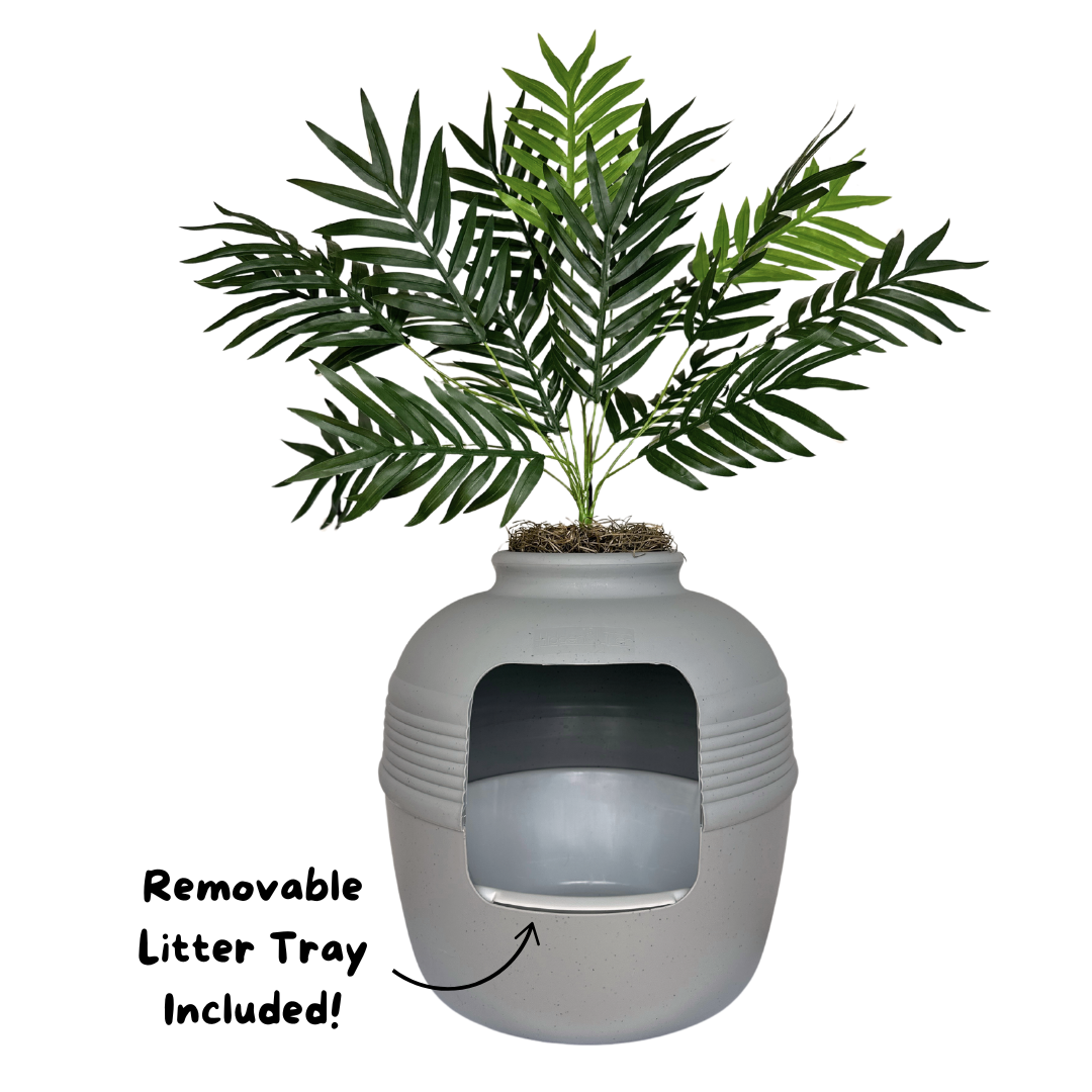 Customize Your Hidden Litter Box Planter Base Kit Good Pet Stuff Co